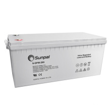 Sunpal 200Ah 12V Battery Dubai Solar 200Ah Agm Batteries For Home Use